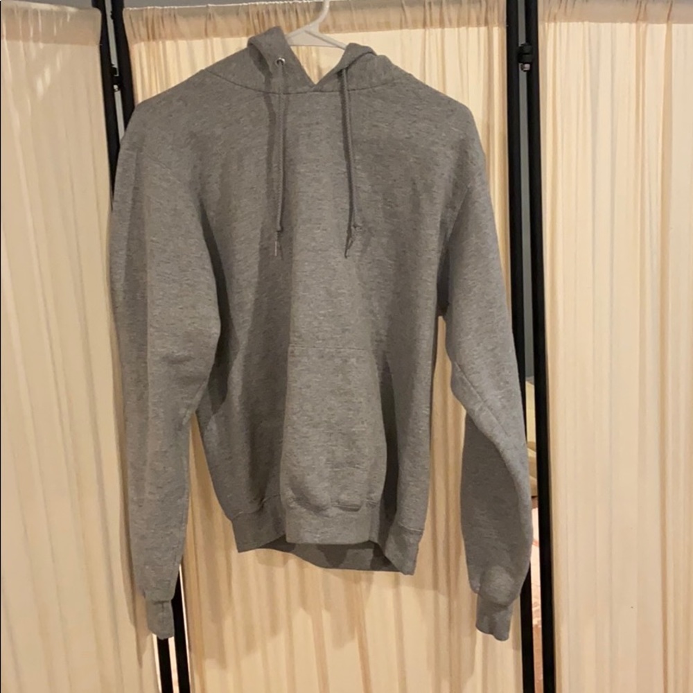 Plain Gray Champion Hoodie!